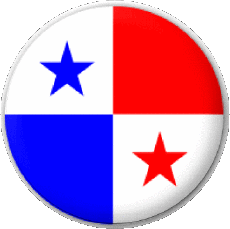Drapeaux Amériques Panama Rond 