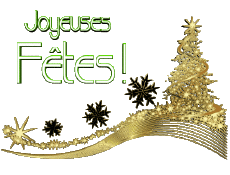 Nachrichten Französisch Joyeuses Fêtes (Noël) Serie 07 