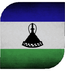 Fahnen Afrika Lesotho Platz 