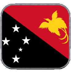 Banderas Oceanía Papúa Nueva Guinea Plaza 