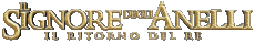 Multimedia Películas Internacional El Señor de los Anillos El Retorno del Rey Logotipo Italiano 