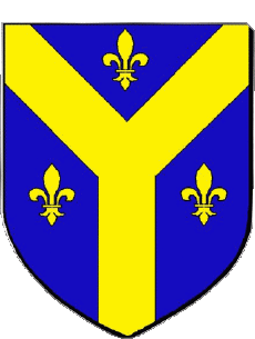 Blasón-Banderas Francia Departamentos - Ciudades 36 ISSOUDUN 