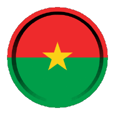 Bandiere Africa Burkina Faso Rotondo - Anelli 