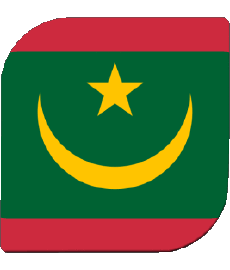 Fahnen Afrika Mauretanien Platz 