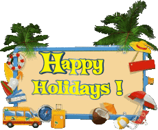 Messages Anglais Happy Holidays Fond Transparent 06 