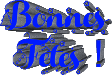 Messagi Francese Bonnes Fêtes (Noël) Serie 04 