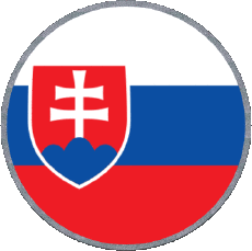 Flags Europe Slovakia Round 