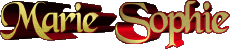 Vorname WEIBLICH - Frankreich M Zusammengesetzter Marie Sophie 