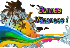 Nachrichten Französisch Bonnes Vacances Transparenter Hintergrund 26 