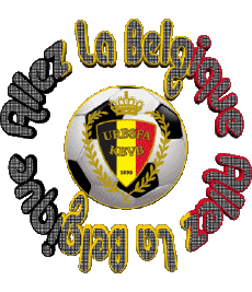 Messagi Francese Allez La Belgique Football 
