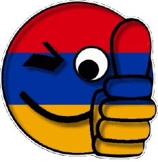 Drapeaux Asie Arménie Smiley - OK 