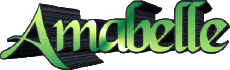 Prénoms FEMININ - UK - USA A Amabelle 