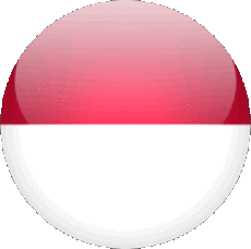 Fahnen Asien Indonesien Runde 