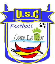 Sports FootBall Club France Logo Bourgogne - Franche-Comté 58 - Nièvre USC Cercy La Tour 
