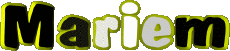 Nombre FEMENINO - Magreb Musulmán M Mariem 