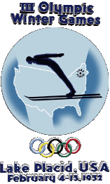 Lake Placid 1932-Sports Jeux-Olympiques Histoire Logo 