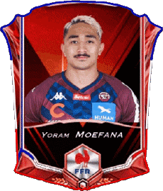 Deportes Rugby - Jugadores Francia Yoram Moefana 