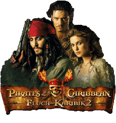 Multimedia Películas Internacional Piratas del Caribe El Cofre del Hobre Muerto Logotipo Alemán 