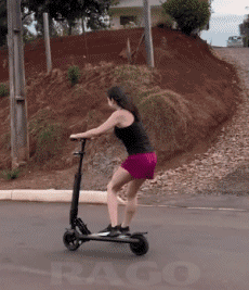 Humour - Fun Transports Trottinette Gamelle Fail 