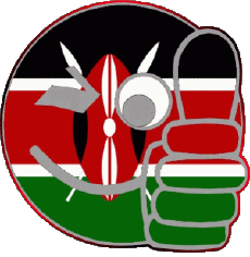 Flags Africa Kenya Smiley - OK 
