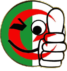 Flags Africa Algeria Smiley - Ok 