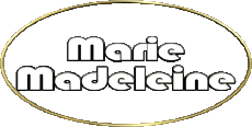 Nombre FEMENINO - Francia M Compuesto Marie Madeleine 
