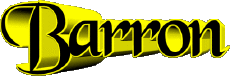 First Names MASCULINE -  UK - USA - IRL - AUS - NZ B Barron 