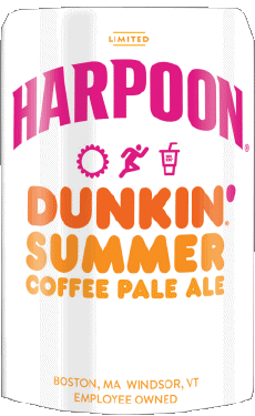 Dunkin's Summer coffee pale ale-Drinks Beers USA Harpoon Brewery 