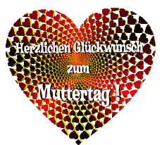 Messages Allemand Herzlichen Glückwunsch zum Muttertag 018 