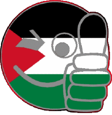Flags Asia Palestine Smiley - OK 