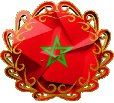 Bandiere Africa Marocco Forma 01 