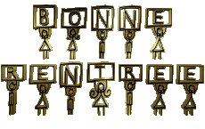 Messages French Bonne Rentrée Transparent Background 10 