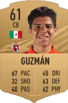 Videospiele F I F A - Karten Spieler Mexiko Víctor Guzmán 