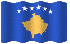 Bandiere Europa Kosovo Sventola 