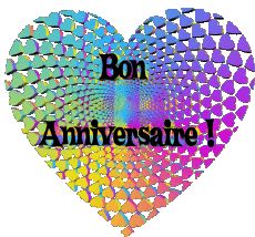 Messages French Bon Anniversaire Coeur 013 