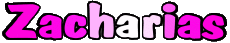 Prénoms MASCULIN - UK - USA Z Zacharias 