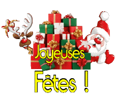 Nachrichten Französisch Joyeuses Fêtes (Noël) Serie 05 