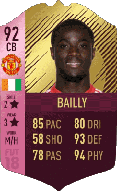 Multi Média Jeux Vidéo F I F A - Joueurs Cartes Côte d Ivoire Eric Bailly 