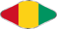 Bandiere Africa Guinea Ovale 02 