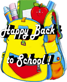 Nachrichten Englisch Happy Back to School Transparenter Hintergrund 005 