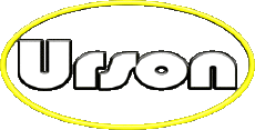 First Names MASCULINE -  UK - USA - IRL - AUS - NZ U Urson 