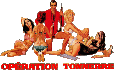 Multimedia Film Internazionale James Bond 007 Operazione tuono Logo Francese 