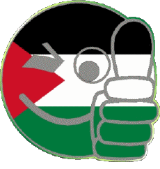 Flags Asia Palestine Smiley - OK 