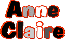 Nombre FEMENINO - Francia A Compuesto Anne Claire 