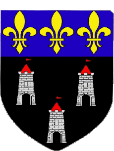 Blason-Drapeaux France Départements - Villes 37 TOURS Blason