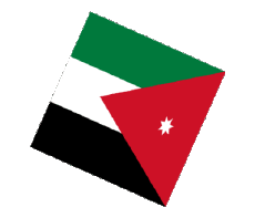 Bandiere Asia Giordania Sfera - Cubo 