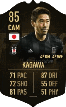 Multimedia Videospiele F I F A - Karten Spieler Japan Shinji Kagawa 