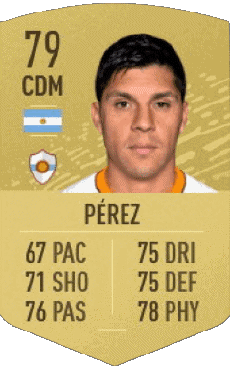 Multimedia Videospiele F I F A - Karten Spieler Argentinien Enzo Pérez 