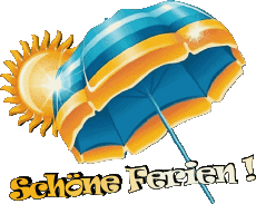 Messagi Tedesco Schöne Ferien Sfondo trasparente 07 