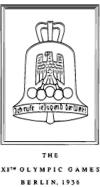 Berlin  1936-Sport Olympische Spiele Geschichte Logo 